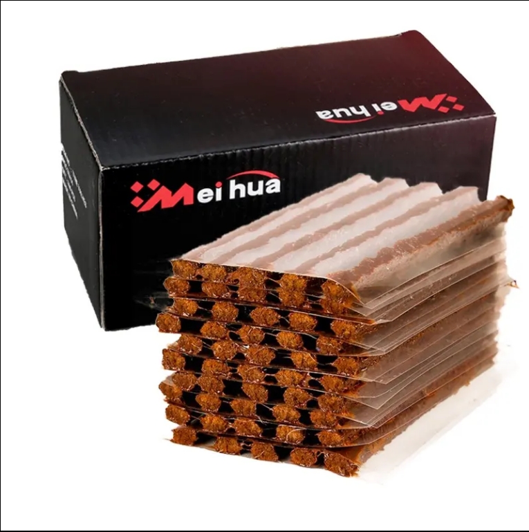 Tubeless Rubber Tyre Puncture Repair Strip for car